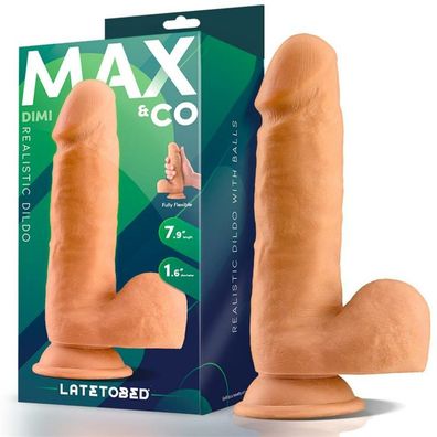 Dimi Realistischer Dildo mit Hoden 7.9 Flesh