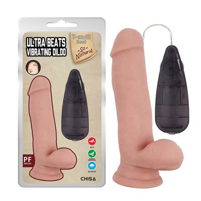 Realistisch vibrierender Dildo Ultra Beats 6.8