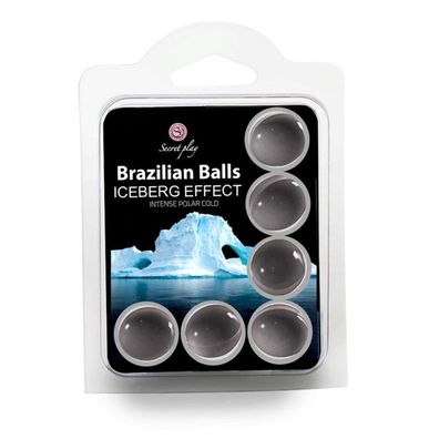 Set 6 brasilianische Kugeln Eisberg Kalt-Effekt