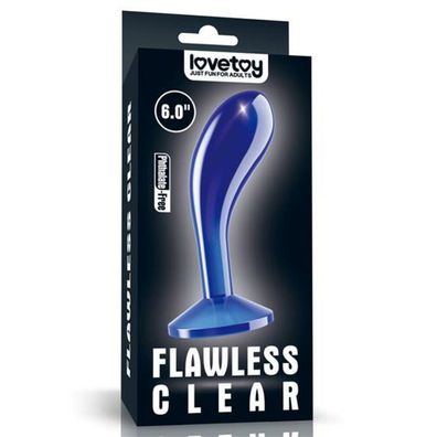 Butt Plug Flawless Klar Blau 6