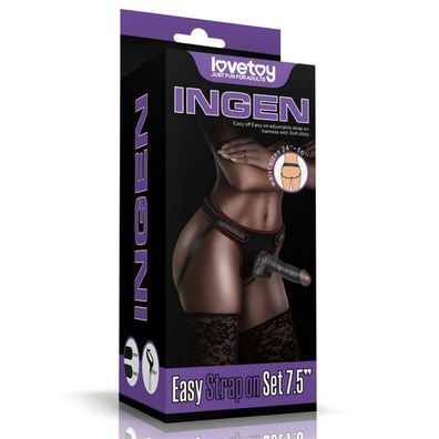 Verstellbarer Strapon mit Dildo 7.5