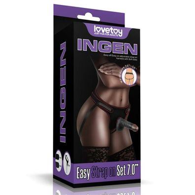 Verstellbarer Strap On mit Dildo 7.0