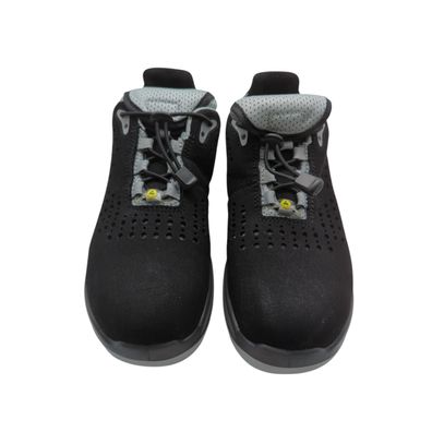 ELTEN Impulse Grey Low Sicherheitsschuhe ESD S1 Kunststoffkappe Gr. 38 Schwarz