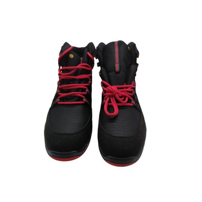 ELTEN Maddox Mid Sicherheitsschuhe ESD S3S Stahlkappe Gr. 44 Schwarz-Rot