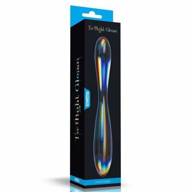 LoveToy Twilight Gleam Glas Dildo Double Delight