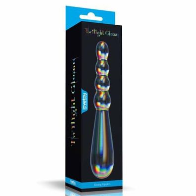 LoveToy Twilight Gleam Glas Dildo Rising Ripples