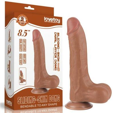 8.5' #39; Sliding Haut Dual Layer Dong Braun