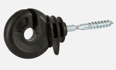 25 Ringisolatoren Weidezaunisolator Weidezaun Isolator durchgehende Stütze