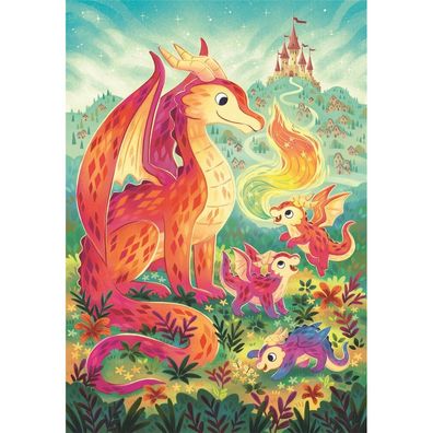 Clementoni Drachenfamilie Puzzle 60 Teile