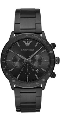 Emporio Armani Mario Chronograph Edelstahl Schwarz AR11242