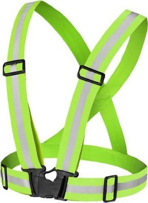 Reflektierender Sicherheitsgurt Neongrün - Laufweste