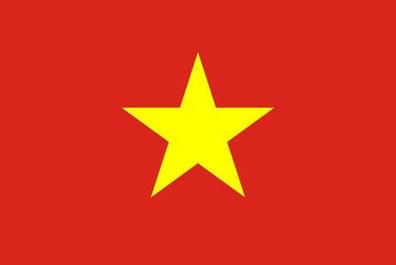 Vietnam Flagge Aufkleber Sticker Fahne selbstklebend 5-60cm breit ES-FL-VTM