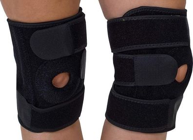 Knieorthese 2 Stück Schwarz - Kniebandage Sport & Arbeit