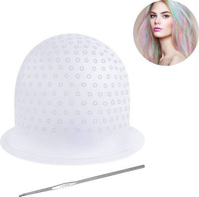 Silikon Highlight Kappe mit Haken - Haarfärbemütze