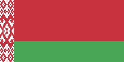 Weißrussland Flagge Aufkleber Sticker Fahne selbstklebend 5-60cm breit ES-FL-WEI