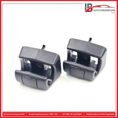 Sonnenblende X2 Halter Original Schwarz Mercedes CLC-KLASSE 180 Kompressor