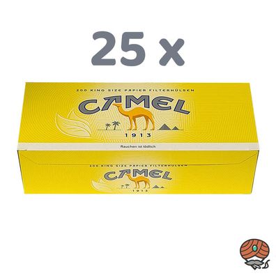5.000 Camel King Size Filterhülsen (25 Pack à 200 Stück)