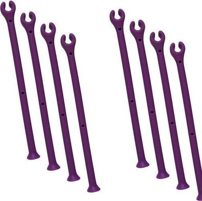Weinglashalter Geschirrspüler Silikon 8er Set - Violett