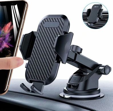 Handyhalterung Auto 3in1 - Lüftung & Saugnapf