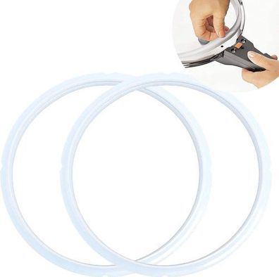 Schnellkochtopf Dichtring 2 Stück - Silikon 24cm