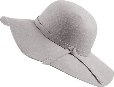 Bowler Hut Wollfilz breite Krempe - klassischer Schnitt