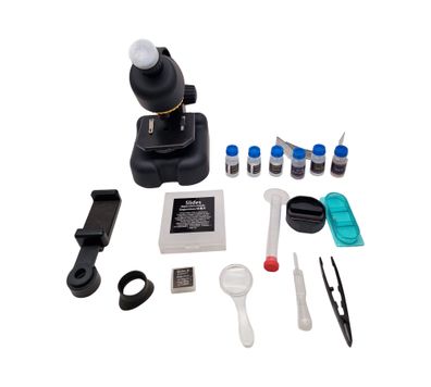 National Geographic Mikroskop 40-640x LED Durchlicht Smartphone-Adapter