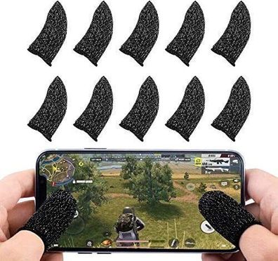 Gaming Fingerhülsen 6er Pack Schwarz - für PUBG