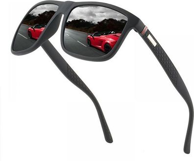 Polarisierte Sonnenbrille Herren - UV400 Schutz eckig