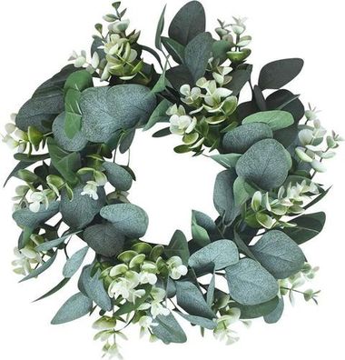 Eukalyptus Türkranz 33cm künstlich - Wanddeko Grün