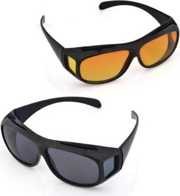 Nachtsichtbrille Autofahrer 2er Pack - für Brillenträger