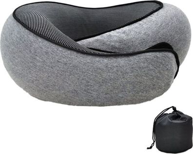 Reise-Nackenkissen Memory Foam - orthopädisch verstellbar