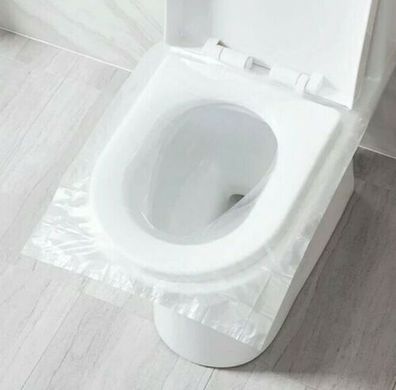 Toilettensitzbezug Einweg 100 Stück - Reise Hygiene