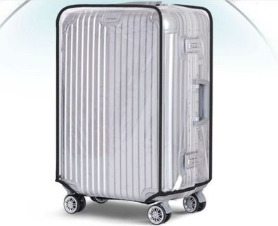 Kofferschutzhülle transparent 24 Zoll - Kofferbezug PVC