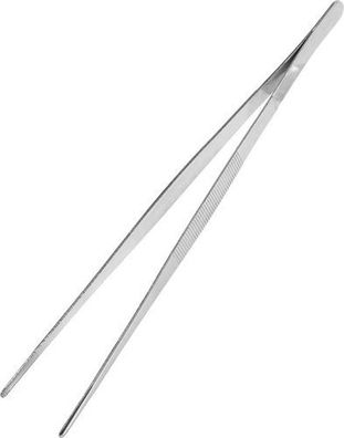 Kochpinzette Edelstahl 30cm - Küchenhelfer zum Braten
