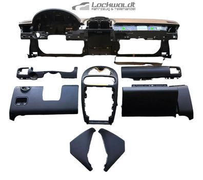 Armaturenbrett Leder Set Schwarz Porsche Cayenne 9PA 957 Original Schalttafel