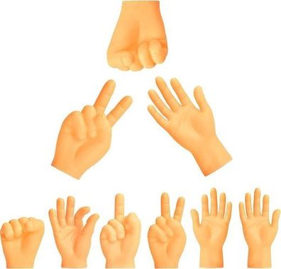 Mini-Fingerpuppen 6 Stück - Katzenspielzeug interaktiv