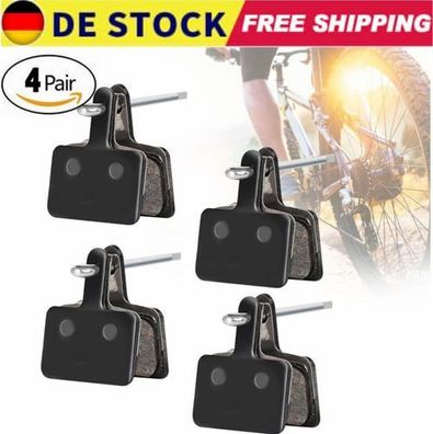 Fahrrad Bremsbeläge 4 Paar - Scheibenbremse Schwarz