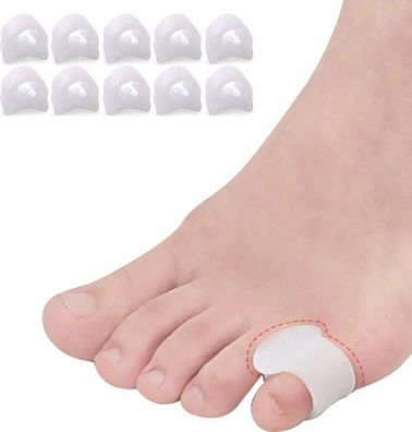 Zehenspreizer Gel 10 Stück - für kleinen Zeh Ballenzehen