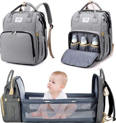 Wickelrucksack Baby - mit Wickelauflage wasserabweisend