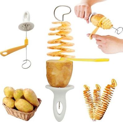 Kartoffelchip-Fritteuse Spiralschneider - Gemüse-Spirale