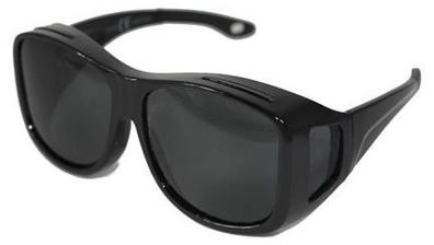 Überzieh-Sonnenbrille polarisiert Schwarz - Fit Over BM5005