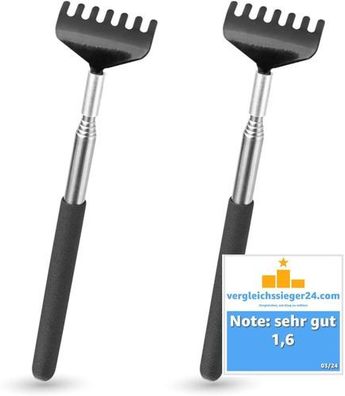 Rückenkratzer Teleskop 2er Set - ausziehbar bis 70cm