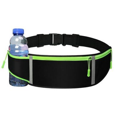 Hüfttasche Sport mit Flaschenhalter Schwarz - Laufgürtel