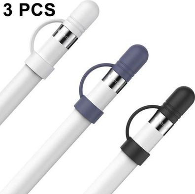 Ersatzkappe Apple Pencil 1. Gen - Anti-Lost Silikon 3 Stück