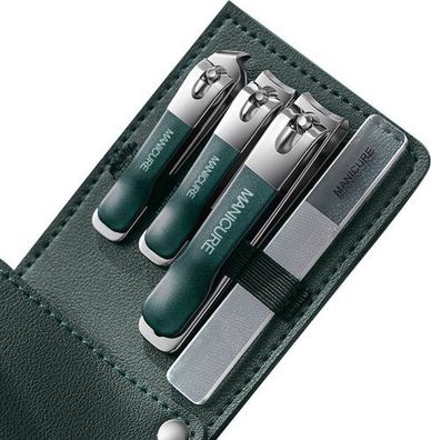 Nagelknipser Set Edelstahl - mit Auffangbehälter