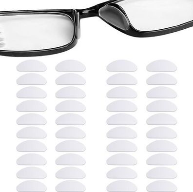 Nasenpads Silikon 20 Paar - selbstklebend für Brillen
