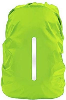 Regenschutz Rucksack Gr. L - wasserdicht mit Reflektoren Grün