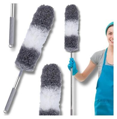 Teleskop-Staubwedel Mikrofaser - langer Griff bis 142cm