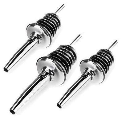 Flaschenausgießer Edelstahl 3er Set - tropffrei