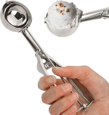 Eisportionierer Edelstahl 22,5cm - für Eiskugeln & Öl